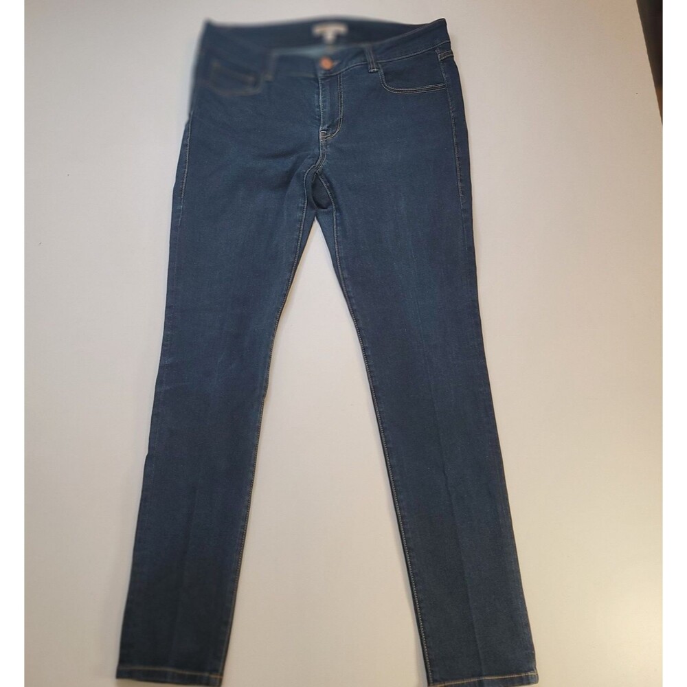 CAbi Bree Skinny Jeans Sz 8 Dark Wash Stretch Denim Mid Rise Slim style 755